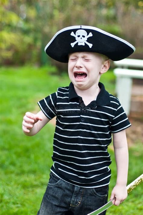 pirate crying